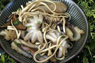 Лапша Удон с морепродуктами