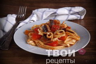 Лапша удон с овощами в кисло-сладком соусе