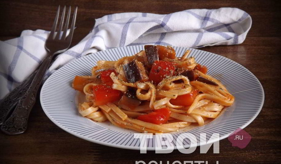 Рецепт лапши удон с овощами в кисло-сладком соусе