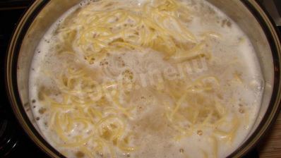 лапша удон со свининой в сладком соусе