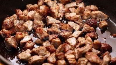 лапша удон со свининой в сладком соусе