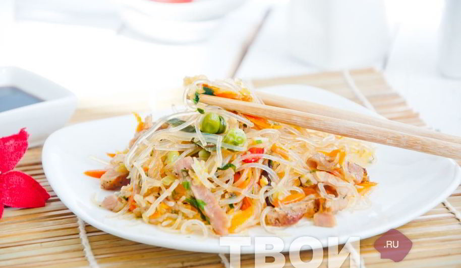 Рецепт лапши в воке