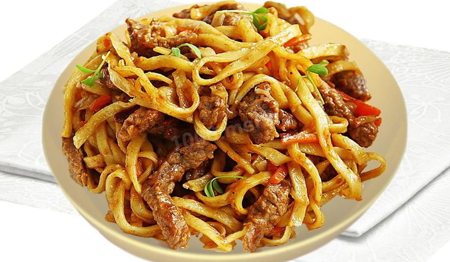 Рецепт лапши вок с говядиной