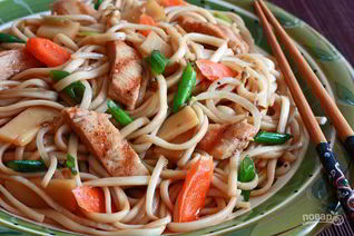 Лапша вок с курицей