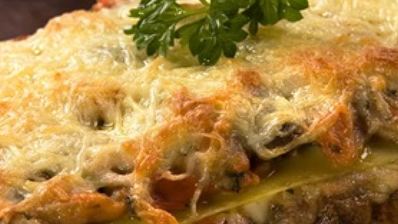 грибная лазанья