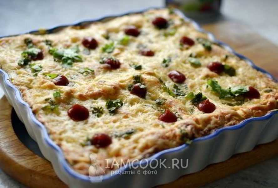 Итальянская лазанья с комбинированным фаршем