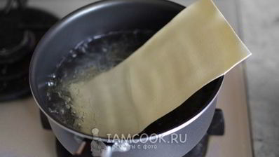 итальянская лазанья с комбинированным фаршем