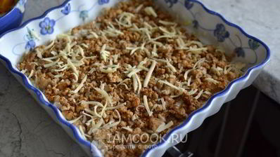 итальянская лазанья с комбинированным фаршем