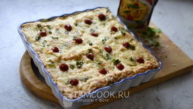 итальянская лазанья с комбинированным фаршем