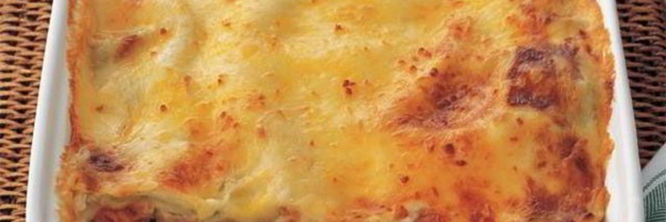 Итальянская лазанья с курицей и грибами