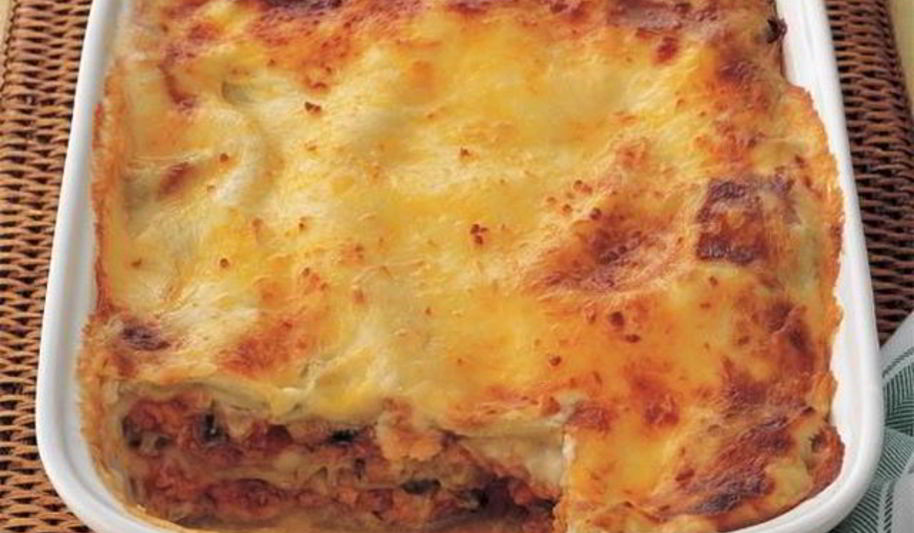 Рецепт итальянской лазанья с курицей и грибами
