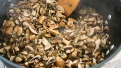 лазанья грибная