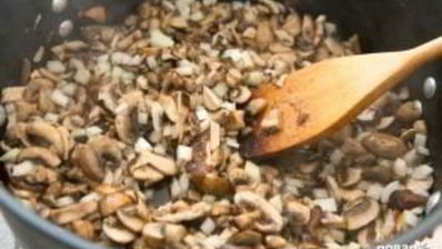 лазанья грибная