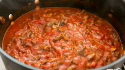 лазанья грибная