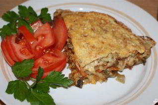 Лазанья из блинов