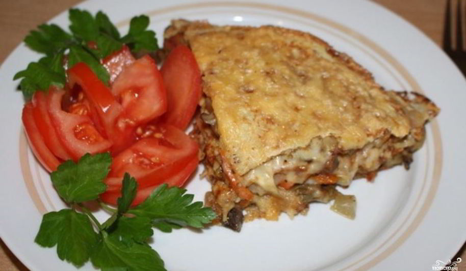 Рецепт лазаний из блинов