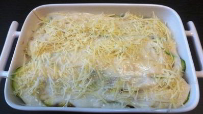 лазанья из кабачков и баклажанов