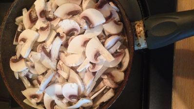 лазанья из кабачков с грибами