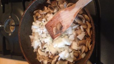 лазанья из кабачков с грибами