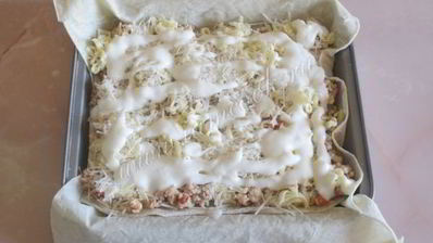 лазанья из лаваша с фаршем