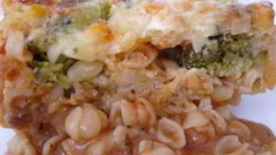 лазанья из макарон