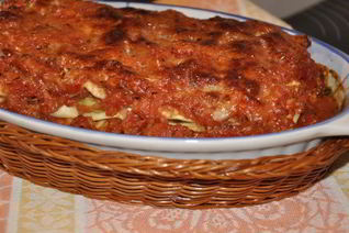 Лазанья нежная овощная