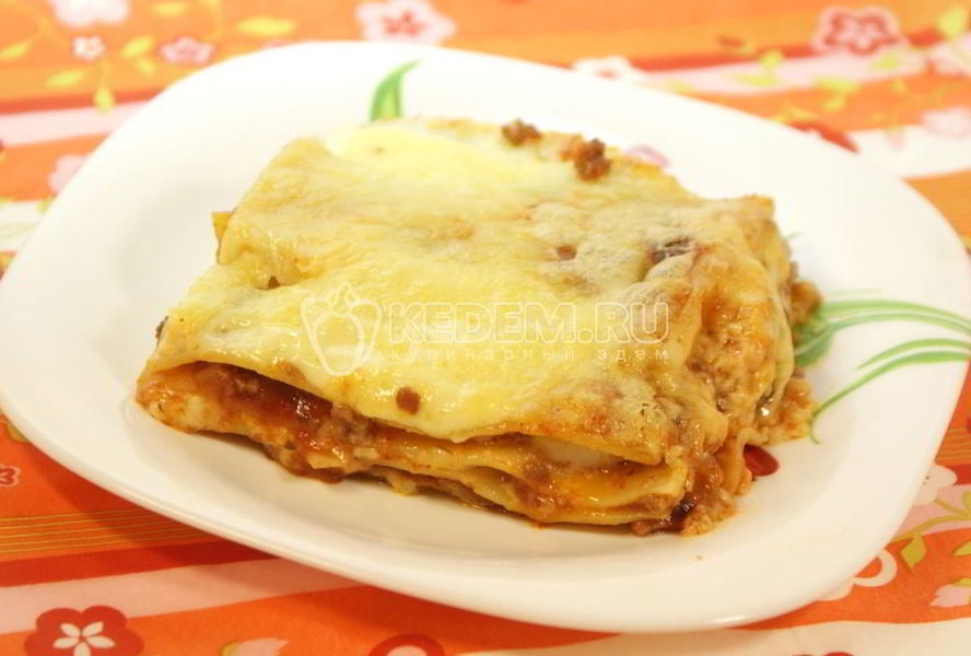 Лазанья по-домашнему