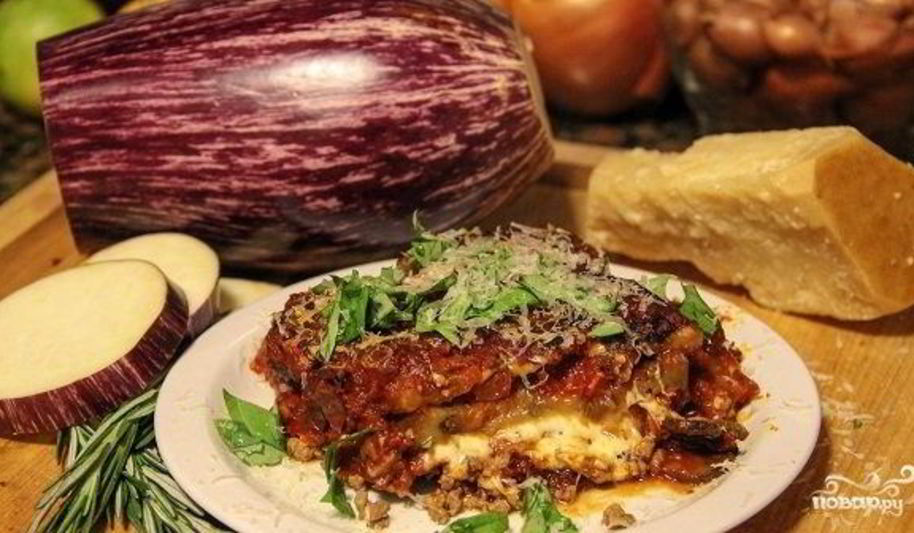 Рецепт лазаний с баклажанами и грибами