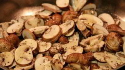 лазанья с баклажанами и грибами