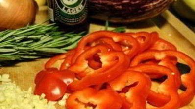 лазанья с баклажанами и грибами