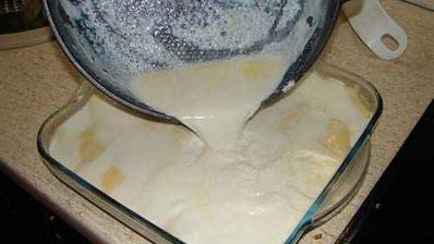 лазанья с фаршем и грибами