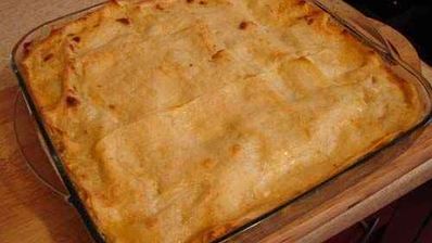 лазанья с фаршем и грибами