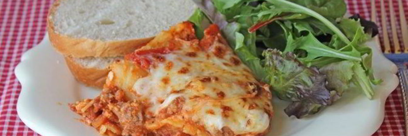 Лазанья с фаршем и творогом