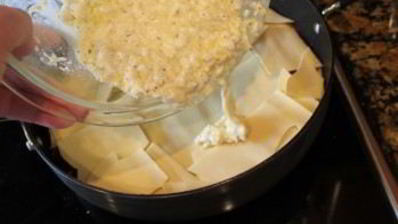 лазанья с фаршем и творогом