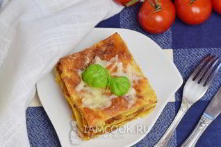 Лазанья с фаршем в духовке