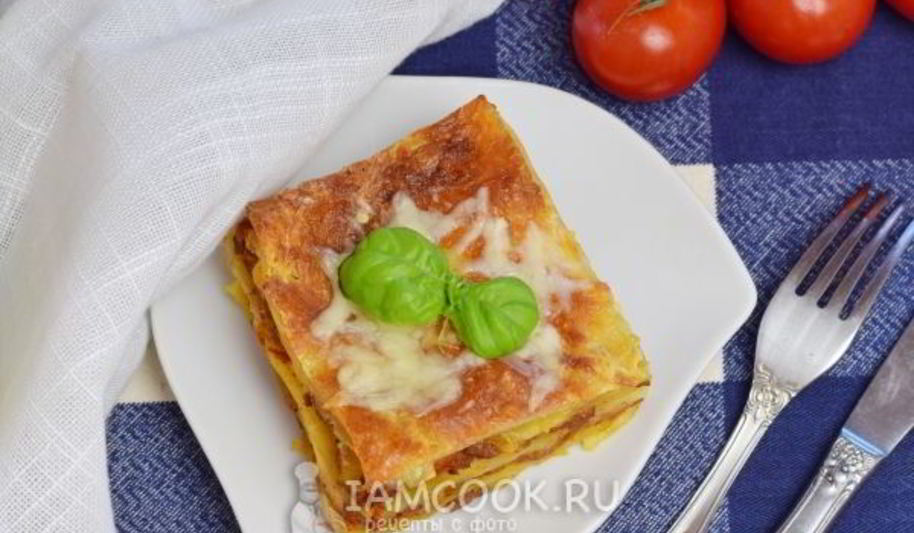 Рецепт лазаний с фаршем в духовке