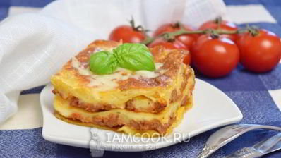 лазанья с фаршем в духовке