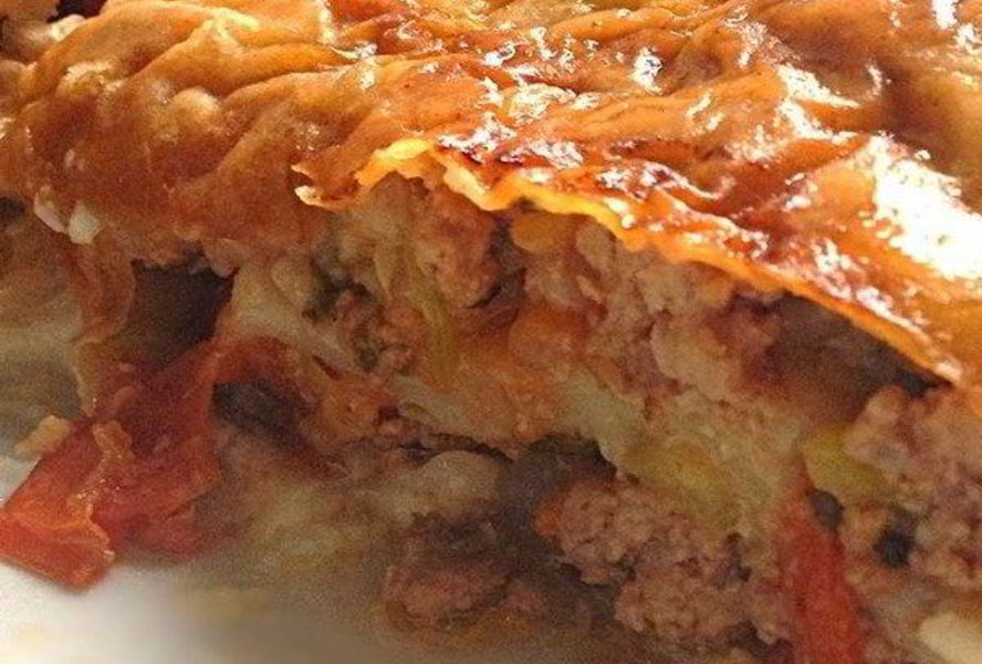 Лазанья с фаршем в мультиварке