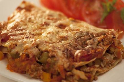 Лазанья с индейкой