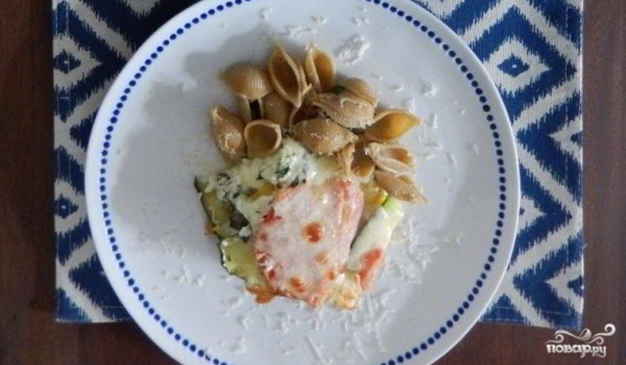 Рецепт лазаний с кабачками и помидорами