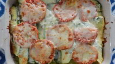 лазанья с кабачками и помидорами