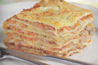 Лазанья с крапивой