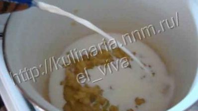 лазанья с курицей и грибами