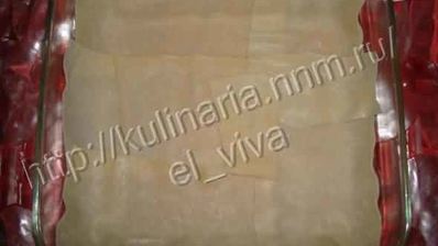 лазанья с курицей и грибами