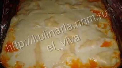 лазанья с курицей и грибами