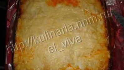 лазанья с курицей и грибами