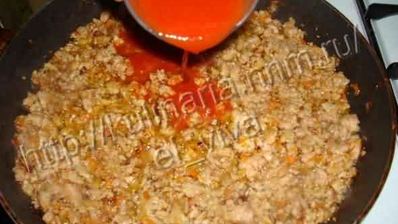 лазанья с курицей и грибами