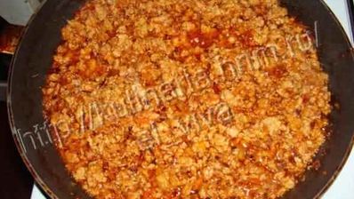 лазанья с курицей и грибами