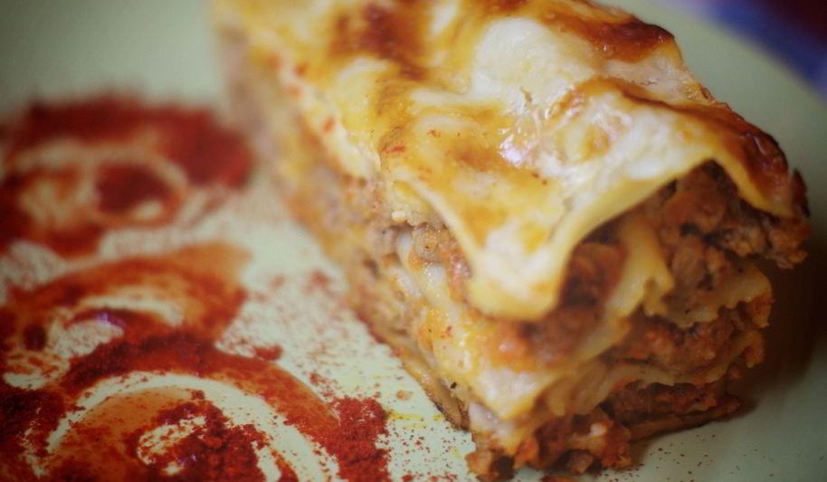 Рецепт лазаний с мясным фаршем и пармезаном