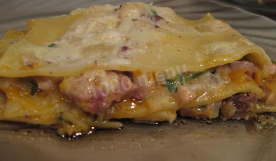 Рецепт лазаний с мясом